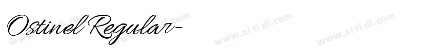 Ostinel Regular字体转换 Ostinel Regular字体转换